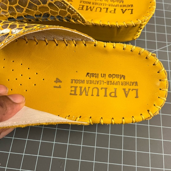 LA PLUME LEATHER UPPER-INSOLE NWOT SIZE 10.5 - Picture 3 of 5